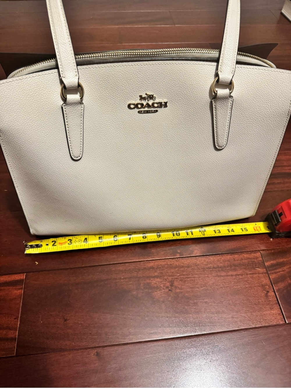 Coach Elegant Cream Tote Bag